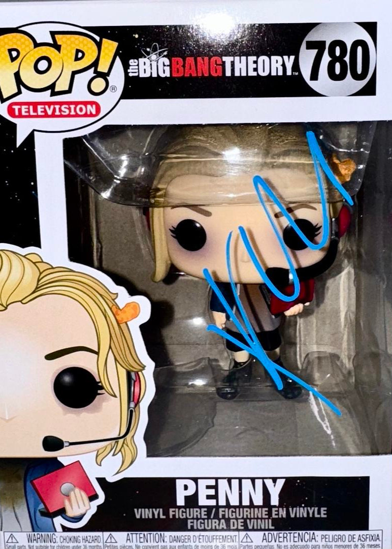 Kaley Cuoco Signed Funko Pop #780 "Penny" Big Bang Theory - Beckett COA